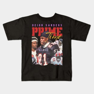 Deion Sanders Primetime Original Aesthetic Tribute 〶 Kids T-Shirt